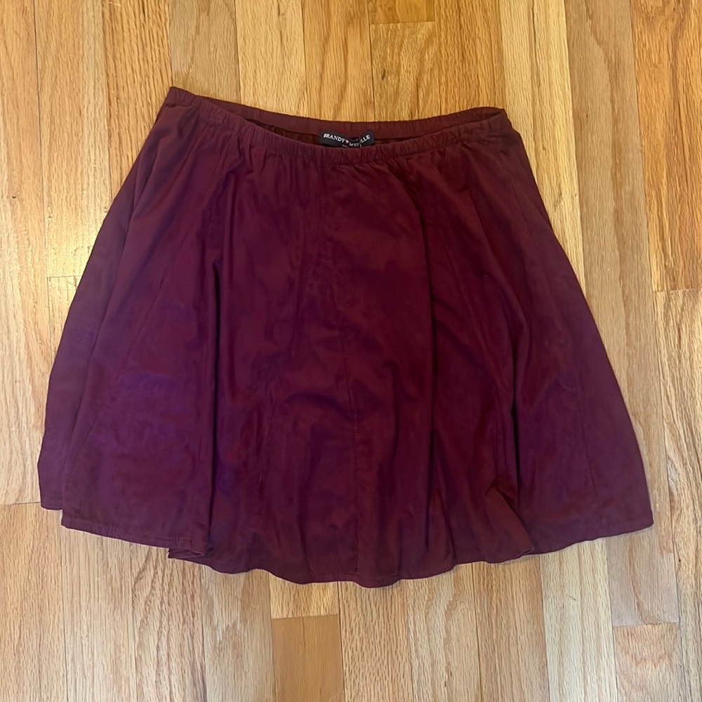Brandy Melville suede Skirt